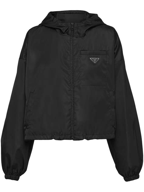 prada re nylon cropped jacket